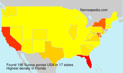 Surname Suissa in USA Surname Suissa in USA