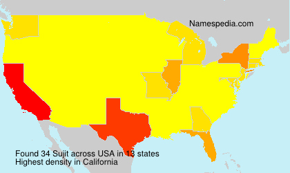 Surname Sujit in USA Surname Sujit in USA
