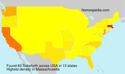 Surname Sukeforth in USA Surname Sukeforth in USA