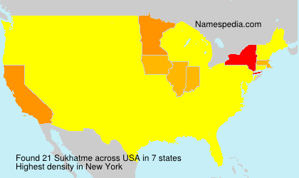 Surname Sukhatme in USA Surname Sukhatme in USA