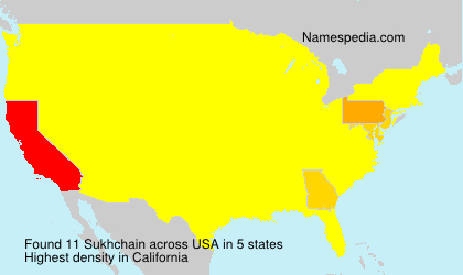 Surname Sukhchain in USA Surname Sukhchain in USA