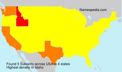 Surname Sukianto in USA Surname Sukianto in USA