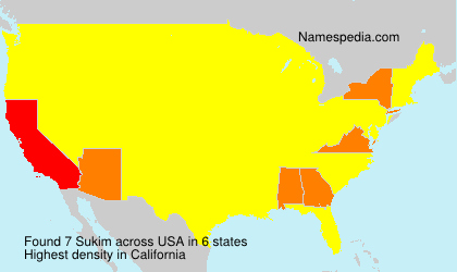 Surname Sukim in USA Surname Sukim in USA