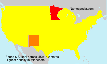 Surname Sukohl in USA Surname Sukohl in USA