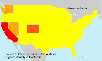 Surname Sukrad in USA Surname Sukrad in USA