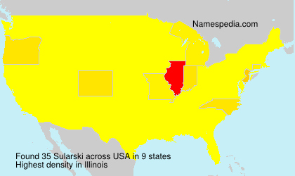 Surname Sularski in USA Surname Sularski in USA