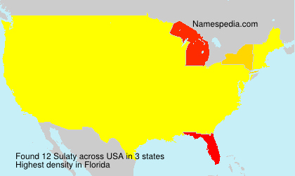 Surname Sulaty in USA Surname Sulaty in USA