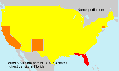 Surname Suleima in USA Surname Suleima in USA