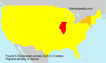 Surname Sulejewski in USA Surname Sulejewski in USA