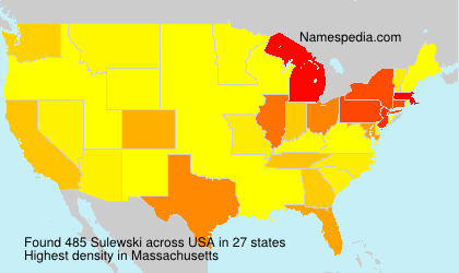 Surname Sulewski in USA Surname Sulewski in USA