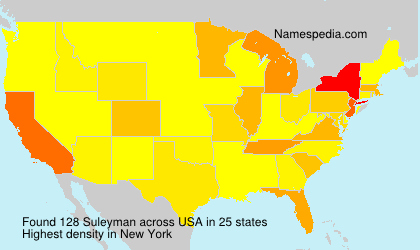 Surname Suleyman in USA