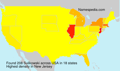 Surname Sulikowski in USA Surname Sulikowski in USA