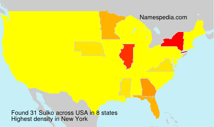 Surname Sulko in USA Surname Sulko in USA