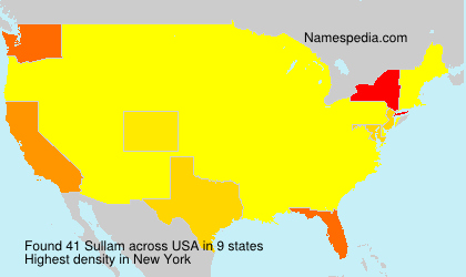 Surname Sullam in USA Surname Sullam in USA