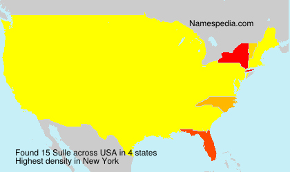 Surname Sulle in USA Surname Sulle in USA