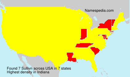 Surname Sullivn in USA Surname Sullivn in USA
