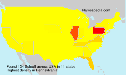 Surname Sulouff in USA Surname Sulouff in USA