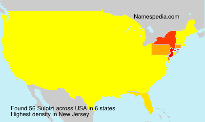 Surname Sulpizi in USA Surname Sulpizi in USA