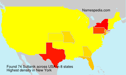 Surname Sultanik in USA Surname Sultanik in USA