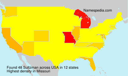 Surname Sultzman in USA Surname Sultzman in USA