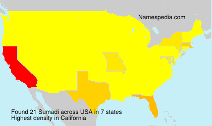 Surname Sumadi in USA Surname Sumadi in USA