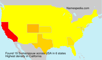 Surname Sumampouw in USA Surname Sumampouw in USA