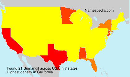 Surname Sumangil in USA Surname Sumangil in USA