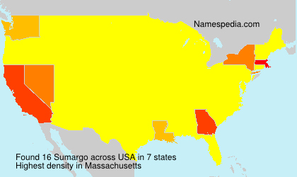 Surname Sumargo in USA Surname Sumargo in USA