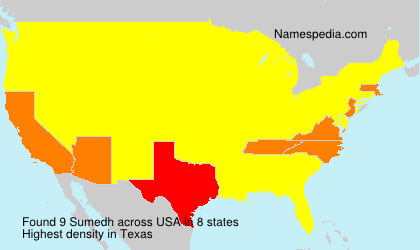Surname Sumedh in USA Surname Sumedh in USA