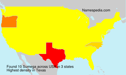 Surname Sumega in USA Surname Sumega in USA