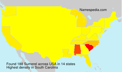 Surname Sumerel in USA Surname Sumerel in USA