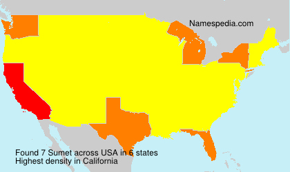 Surname Sumet in USA Surname Sumet in USA