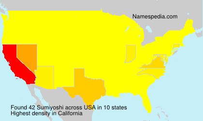Surname Sumiyoshi in USA Surname Sumiyoshi in USA