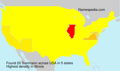 Surname Summann in USA Surname Summann in USA