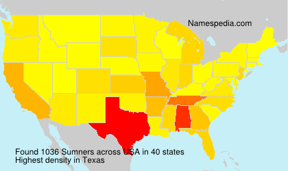 Surname Sumners in USA Surname Sumners in USA