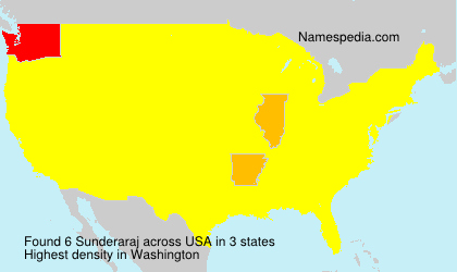 Surname Sunderaraj in USA Surname Sunderaraj in USA