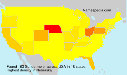 Surname Sundermeier in USA Surname Sundermeier in USA