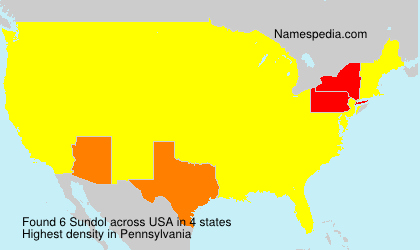 Surname Sundol in USA Surname Sundol in USA