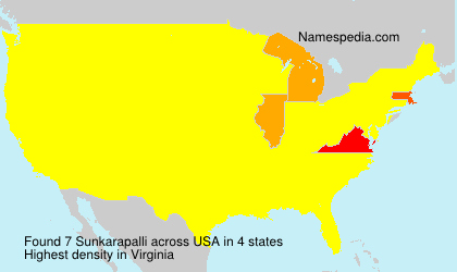 Surname Sunkarapalli in USA Surname Sunkarapalli in USA