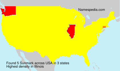 Surname Sunmark in USA Surname Sunmark in USA