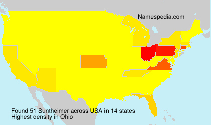 Surname Suntheimer in USA Surname Suntheimer in USA