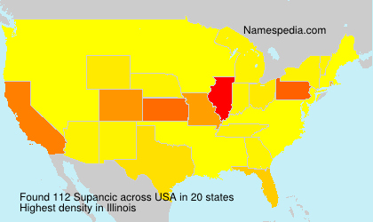 Surname Supancic in USA Surname Supancic in USA