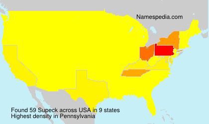 Surname Supeck in USA Surname Supeck in USA