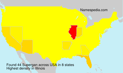 Surname Supergan in USA Surname Supergan in USA