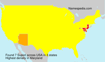 Surname Supiot in USA Surname Supiot in USA