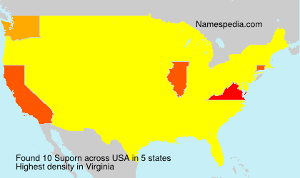 Surname Suporn in USA Surname Suporn in USA