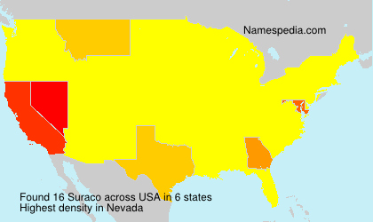 Surname Suraco in USA Surname Suraco in USA