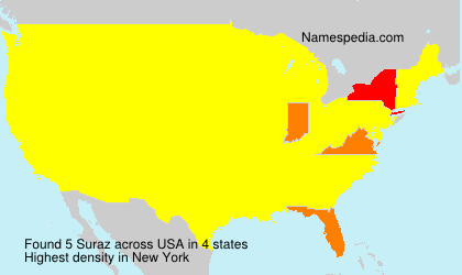 Surname Suraz in USA Surname Suraz in USA