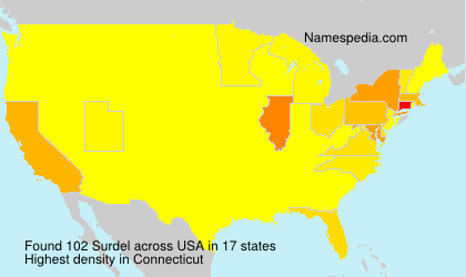 Surname Surdel in USA Surname Surdel in USA