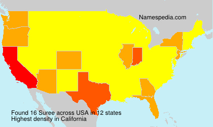Surname Suree in USA Surname Suree in USA